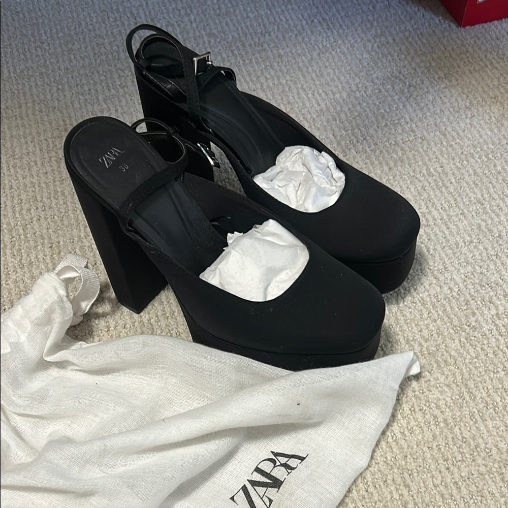 Zara Black Women's Platform Shoes